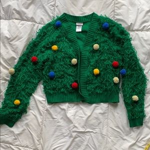 “Ugly Christmas Sweater” with Pom-poms